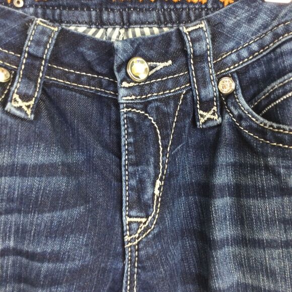 Rock Revival Womens Sasha Boot Cut Jeans Denim Stretch Dark Wash Blue Size 29 - Picture 8 of 16